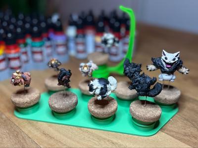 Cork & Bottlecap Stand for Game Envy Hobby Holder