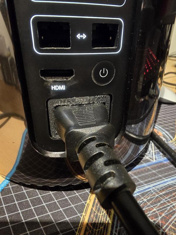 Mac Pro 2013 power inlet cover