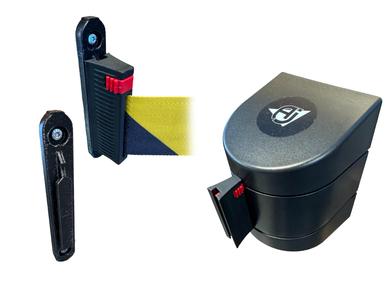 AJ retractable belt receiver with lock