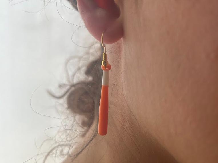 Baseball Bat Earring