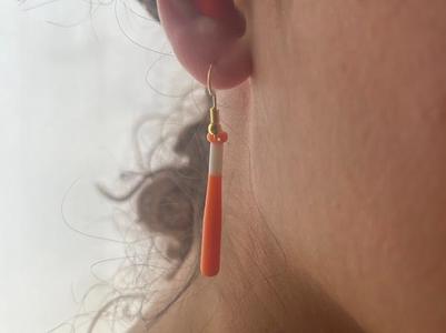 Baseball Bat Earring
