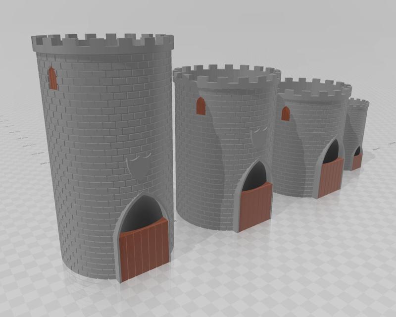 Self-watering Flower Pot / Vase Castle Tower