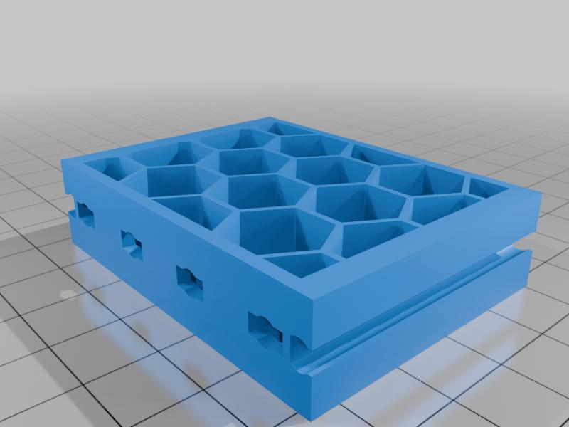 Honeycomb Plates for Fischertechnik - 15 x 45 x 60 cm