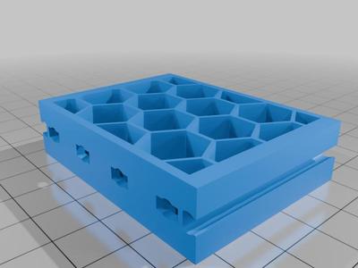 Honeycomb Plates for Fischertechnik - 15 x 45 x 60 cm