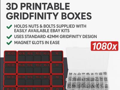 Gridfinity Set - Assorted Bolt Kit