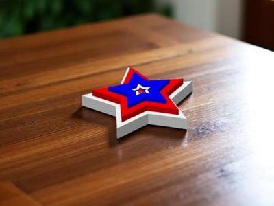 America, Patriotic, and Decorative Star