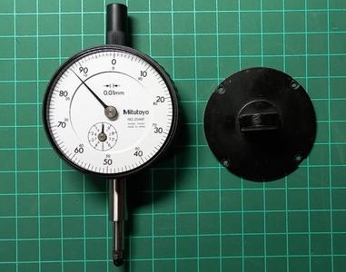 Flat back cover for Mitutoyo dial indicator