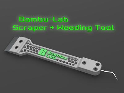 Bambu Scraper Handle + Weeding Tool
