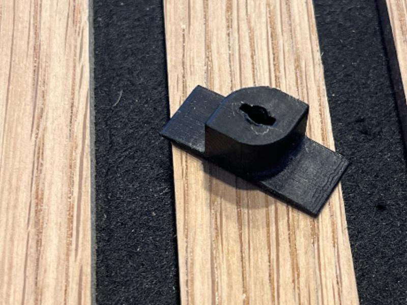 Acoustic panel clip