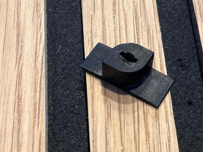Acoustic panel clip