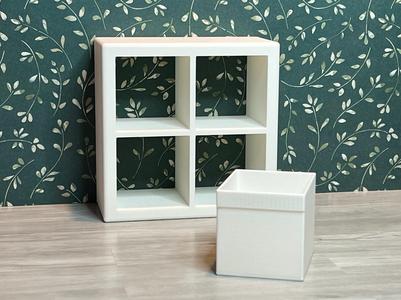 Dollhouse Box (DRÖNA inspired) for shelving unit