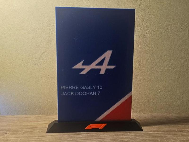 Alpine F1 2025 sign