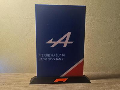 Alpine F1 2025 sign