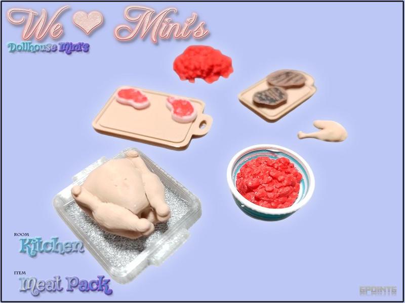 Dollhouse - Meat Pack 1:18 1:12