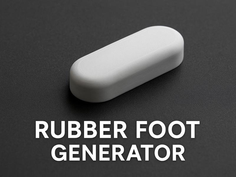 Rubber Feet Generator -  replacing lost or worn