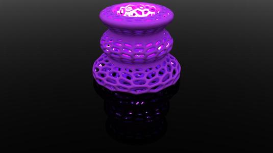 Voronoi Lamp Shade 