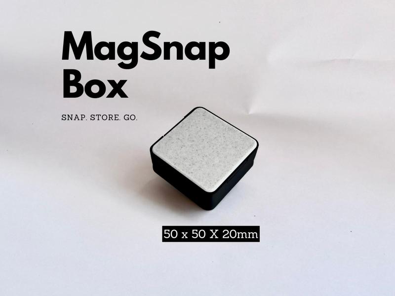 MagSnap Box - Small EDC Carry Case - 50x50mm