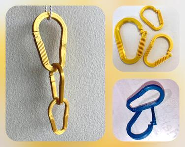 Karabina / Carabiner - print in place - různé velikosti