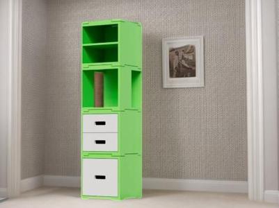 Costumizable infinitly stackable shelves