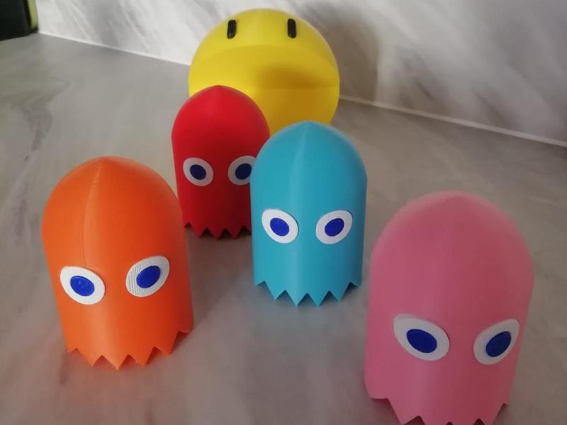 Pac Man and Ghost Set