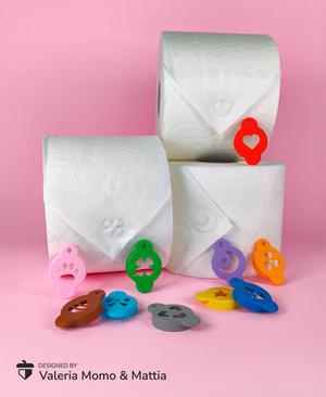Toilet Paper Stamping Tool Set for Personalized Bathroom Designs