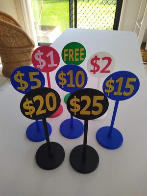 DOLLAR PRICE STANDS