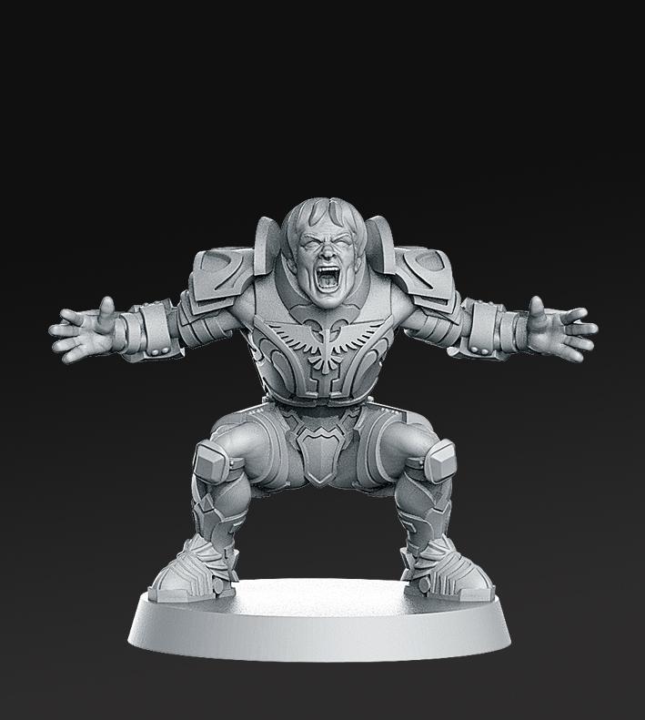 011 human line Fantasy Football 32mm