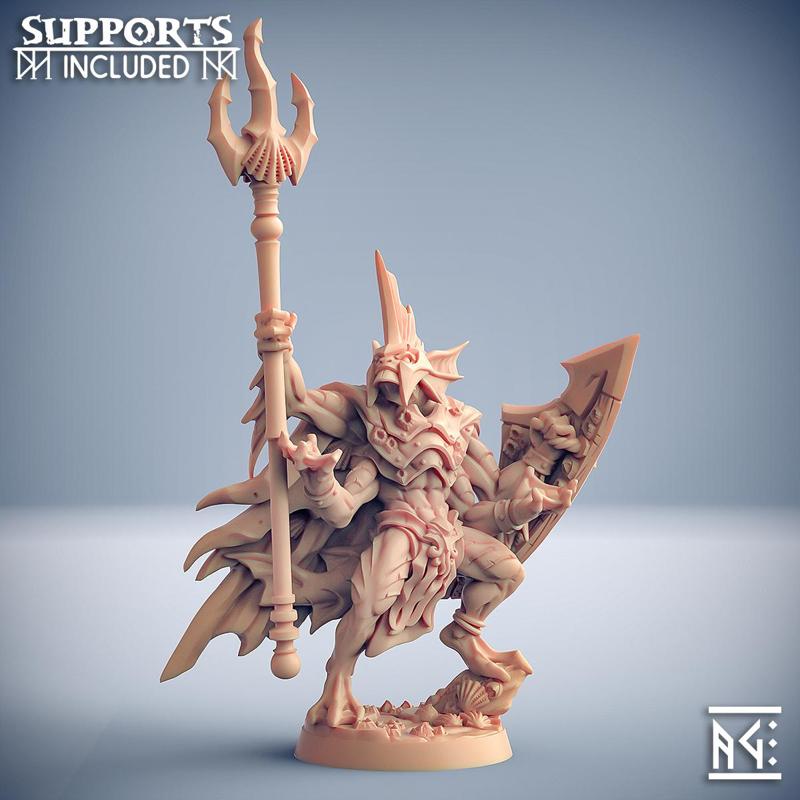 King Osteras, chosen of Holmuran - Death-Tide Jurakin Hero