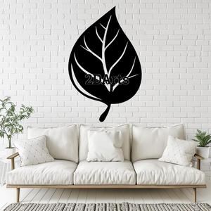Leaf 2D Wall Art/Window Art - Digital STL & SVG File