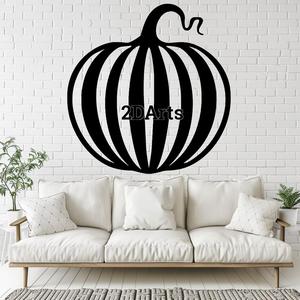 Pumpkin 2D Wall Art/Window Art - Digital STL & SVG File