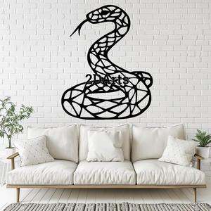Low Poly Snake 2D Wall Art/Window Art - Digital STL & SVG File