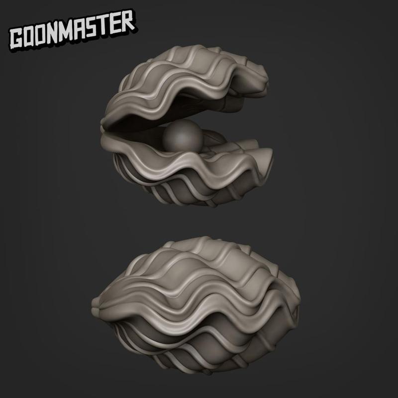Giant Clam - Open and Closed
