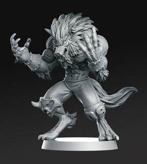 09 Eternals Werewolf Fantasy Football 32mm