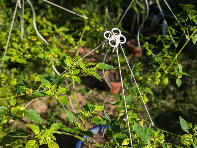 Cap for plant stakes