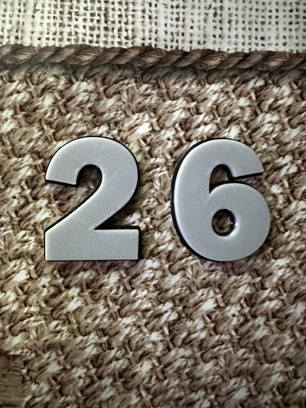 Door numbers 0-9