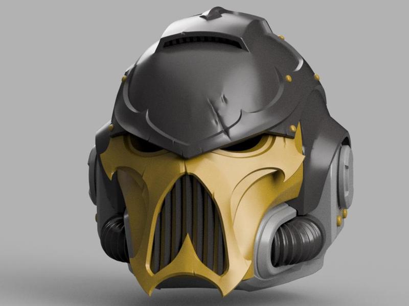  Black Legion Helmet Chaos Space Marine 1:1 Replica Cosplay