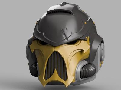  Black Legion Helmet Chaos Space Marine 1:1 Replica Cosplay