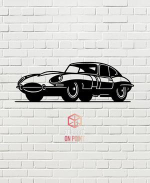 JAGUAR E-TYPE - 2D WALL ART #2