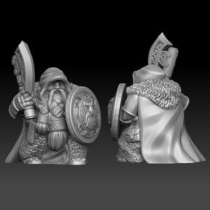 dwarf elder with sheld and axe