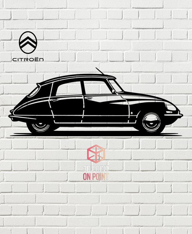 CITROEN DS VINTAGE - 2D WALL ART #1