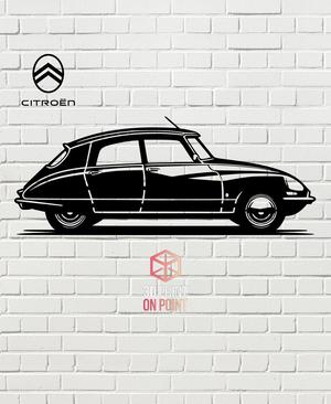 CITROEN DS VINTAGE - 2D WALL ART #1