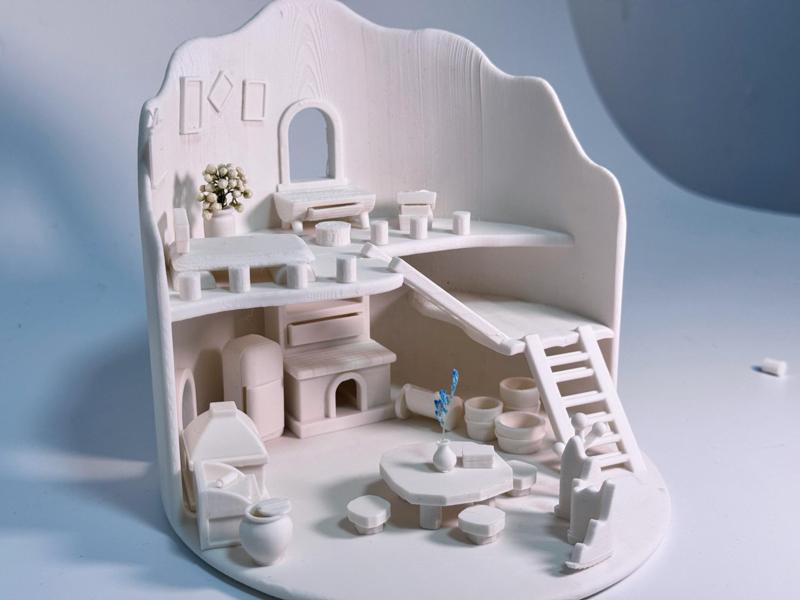 DIY "Travel Frog" Miniature House, Villa, Gift, and Art Piece