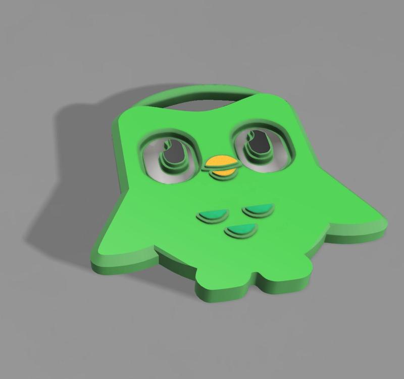 Duolingo Owl Bead