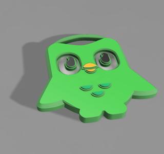Duolingo Owl Bead