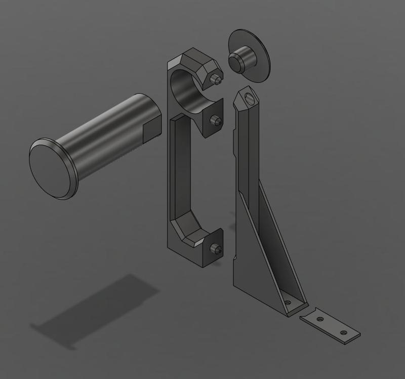 3D Printed Filament Spool Holder v2
