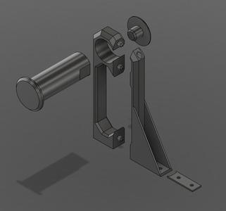 3D Printed Filament Spool Holder v2