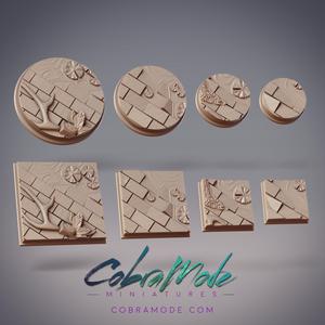Jungle Flooded Temple Base Pack (8pcs) - Round and Square Versions
