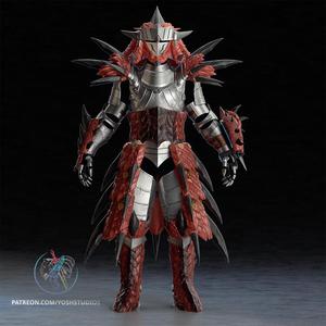 MH Rathalos Armor 3D Printer File STL