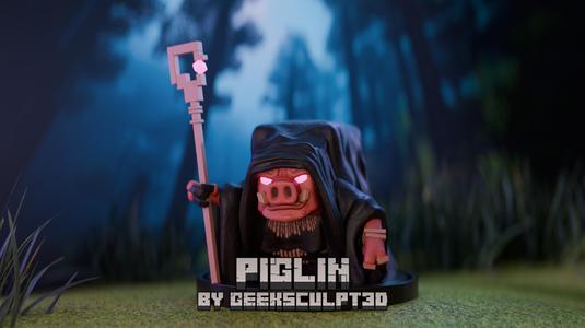 Piglin Figurine - Minecraft-Inspired Gamer Collectible