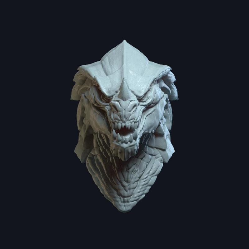 Garnon v8 Action Figure Head
